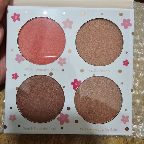 NEW NIB Beauty Bakerie Cotton Candy Champagne Blush Palette 4 Colors Full Size - Picture 5 of 7
